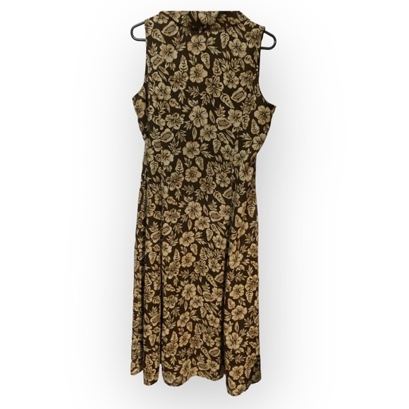 Coldwater Creek Dress Women’s Size P16 Button Down Front Sleeveless - Picture 2 of 11